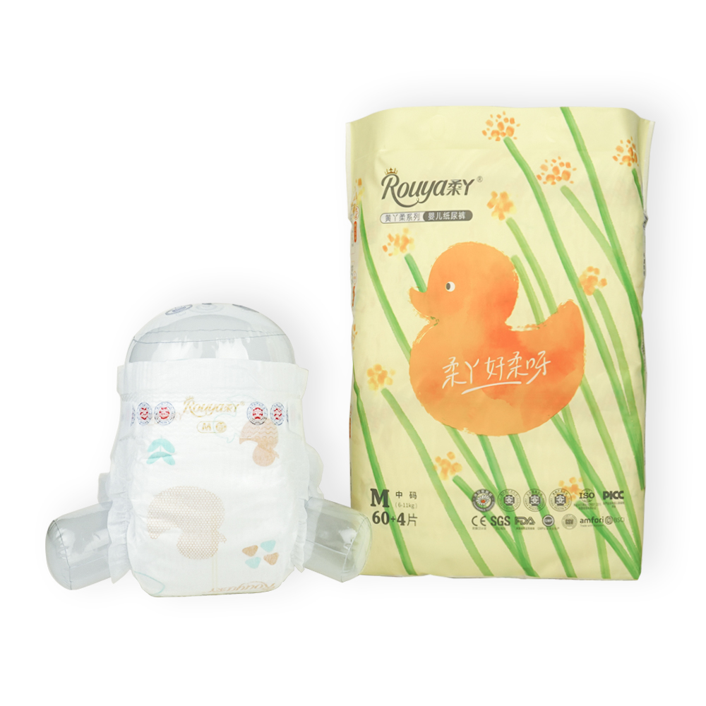 Breathable Wholesale OEM Baby Diapers Disposable Nappies