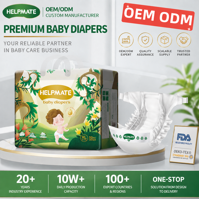 Wholesale OEM A Grade Pull Up Helpmate Disposable Baby Diapers Nappies