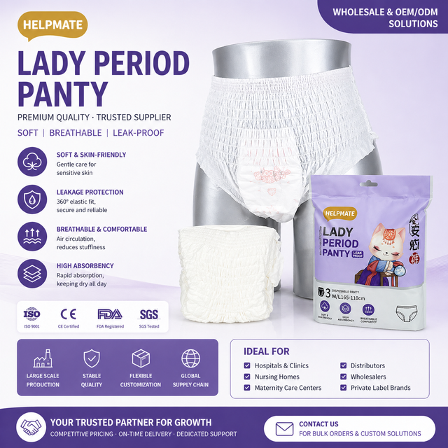 Good Quality Period Panty Custom OEM ODM Lady Panty Factory Price