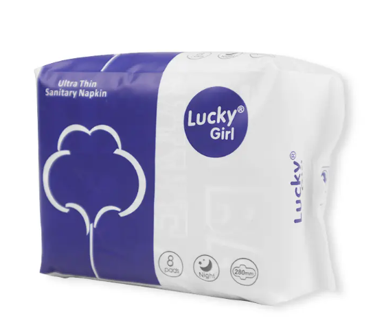 Extended Overnight Absorbent Sanitary Napkin