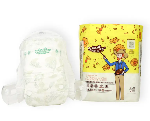 Economic Elastic Baby Diaper in Bulk